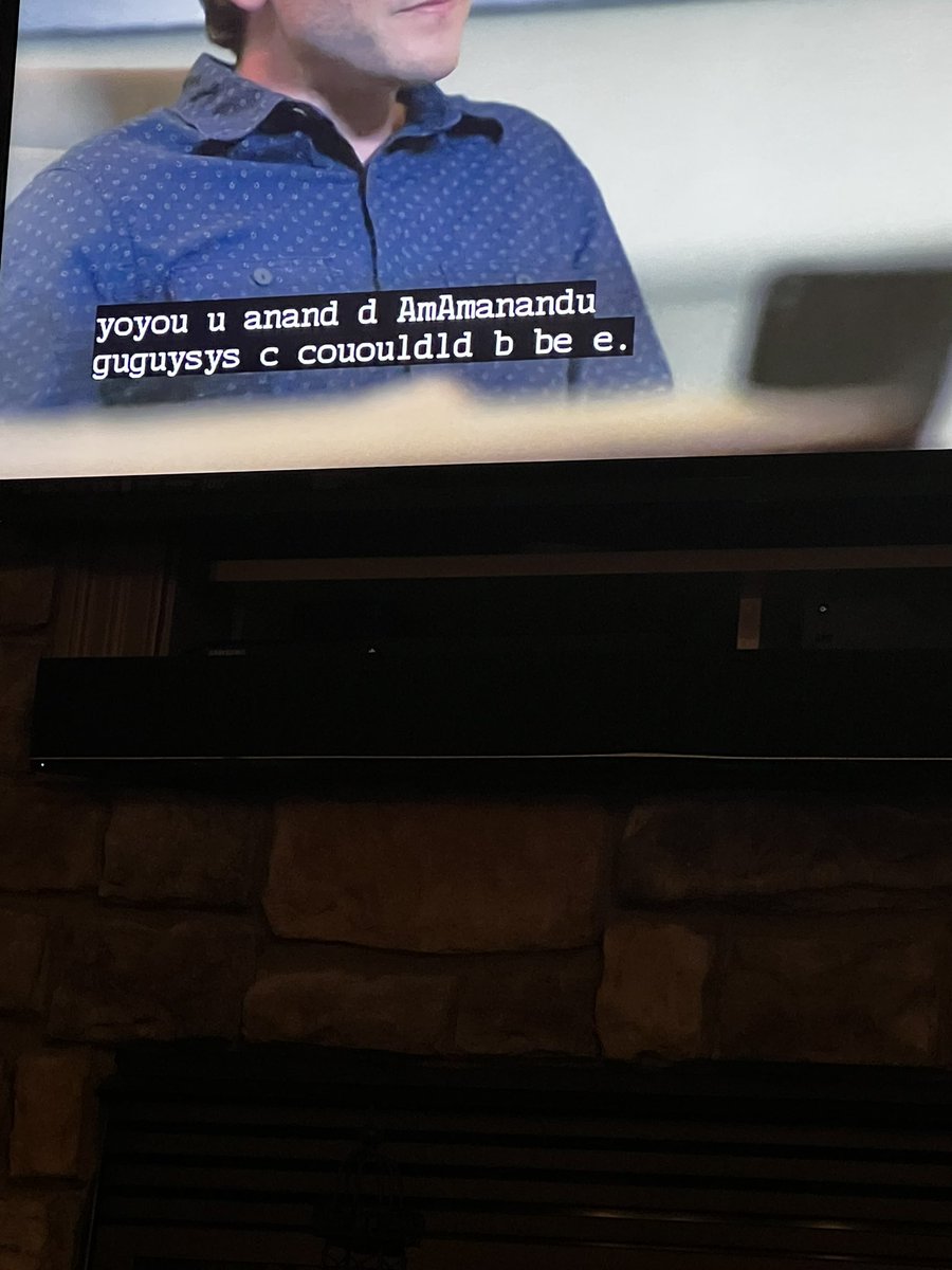 IB_Hack_Attack's tweet image. I love my @hallmarkchannel  movies, but we spent too long trying to figure out what language the closed captioning was using only to finally realize it’s just really badly spelled. @hallmarkchannel