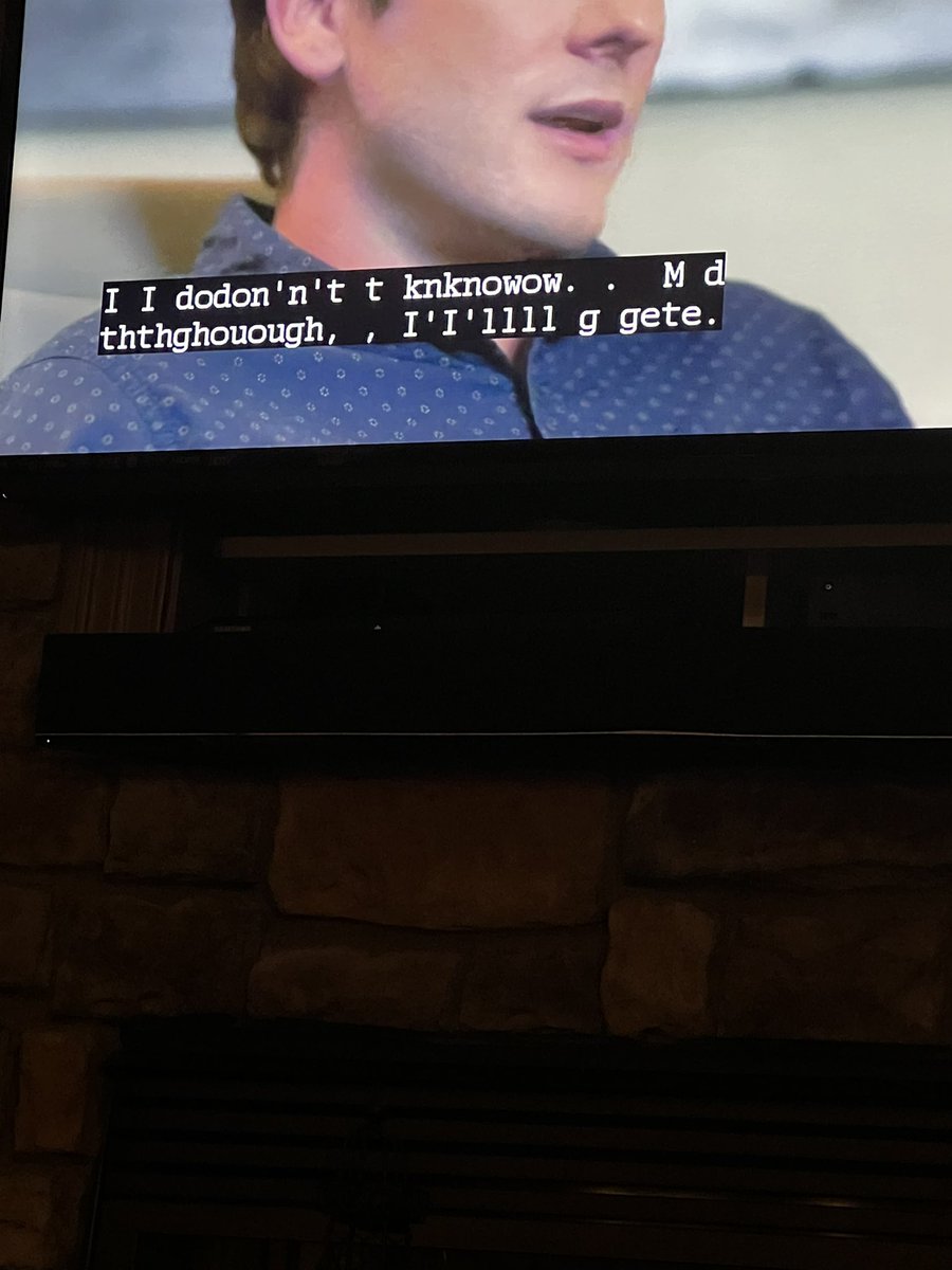 IB_Hack_Attack's tweet image. I love my @hallmarkchannel  movies, but we spent too long trying to figure out what language the closed captioning was using only to finally realize it’s just really badly spelled. @hallmarkchannel