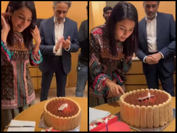 ani_digital's tweet photo. Shehnaaz Gill rings in her birthday in most adorable way!

Read @ANI Story | https://t.co/nyEVd8Owib
 #ShehnaazGill https://t.co/9NFZcEn51k