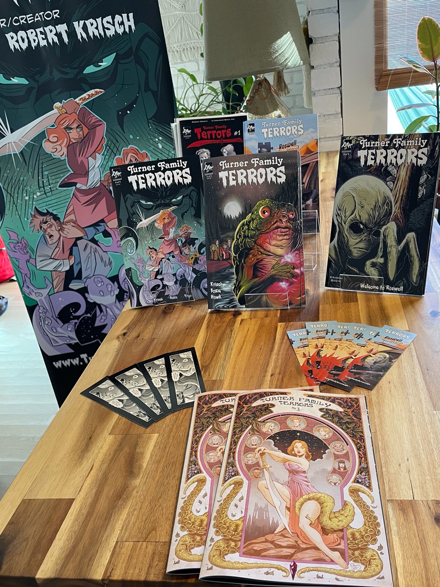 We’re only 2 days out from our book signing at <a href="/pulpfictioncc/">Pulp Fiction Comics Culver City</a>  this Sat. 1/28 2-5pm. Getting excited! We’re bringing the entire Turner Family Terrors collection so come on out, grab a book, &amp; let’s talk indie comics.
#comics #Kickstarter #signing #indiecomics #turnerfamilyterrors