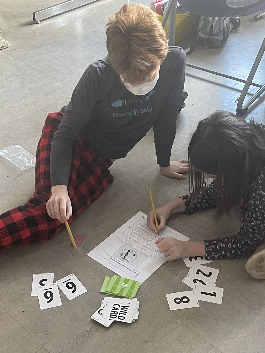 MsMcArthur_MPMS's tweet photo. Tell me you’re having fun in math, without really telling me. 
New workplace game for comparing decimals. I lost, of course, but did I really if laughter and excitement were in the air while learning math? 🤔 @HESSPLASH https://t.co/wmkbe77F4H