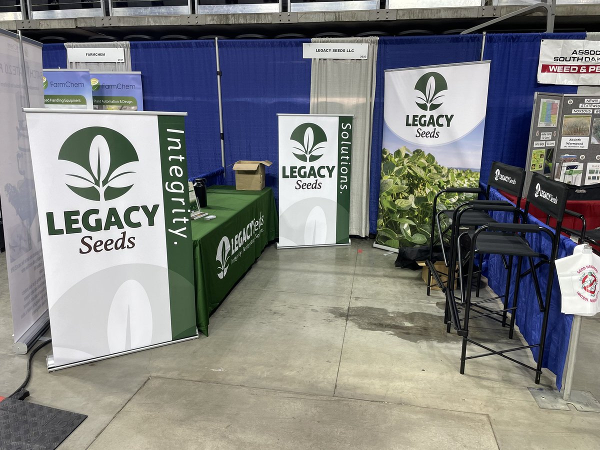 LegacySeeds's tweet photo. Representing at the Sioux Falls Farm Show. Stop by booth 2023 and say hello! https://t.co/fFKBcAstYu