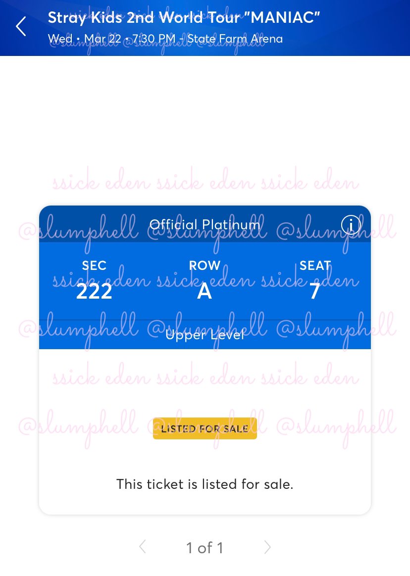 slumphell's tweet image. want to sell, selling stray kids maniac tour tickets, atlanta rescheduled concert, i can't be there by the time of the new dates #skz #straykids 

official platinum ticket $550 

i accept:

*cashapp
*paypal
*zelle