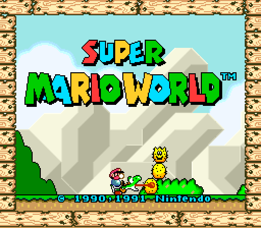 Super Mario World Logo Transparent