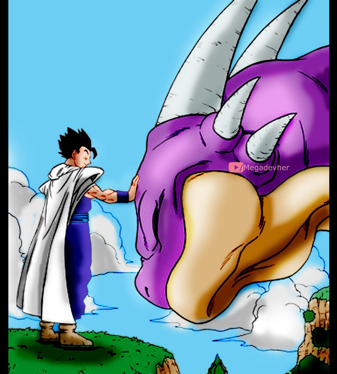 devhermanga's tweet photo. Mi Versión a Color del Dibujo de TOYOTARO....
#DragonBallSuper #Toyotaro https://t.co/MmjtaTBIxj