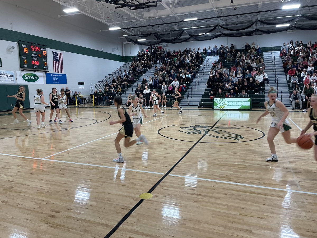 ERMSAthletics's tweet photo. Dublin Community Basketball Night is off &amp; runnin! Eversole 7th Grade Girls defeated a tough and talented Grizzell squad, 25-19, to cap an undefeated regular season! Great job to both squads! Sportsmanship and spirit are off the 📈📈📈 https://t.co/JY8TQ8uFGg