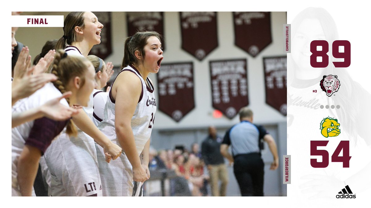 FINAL | Campebllsville takes the win against Wilberforce!

📊 bit.ly/3FE4jfE
📻 bit.ly/3Y3jd59
#️⃣ #TigerUp