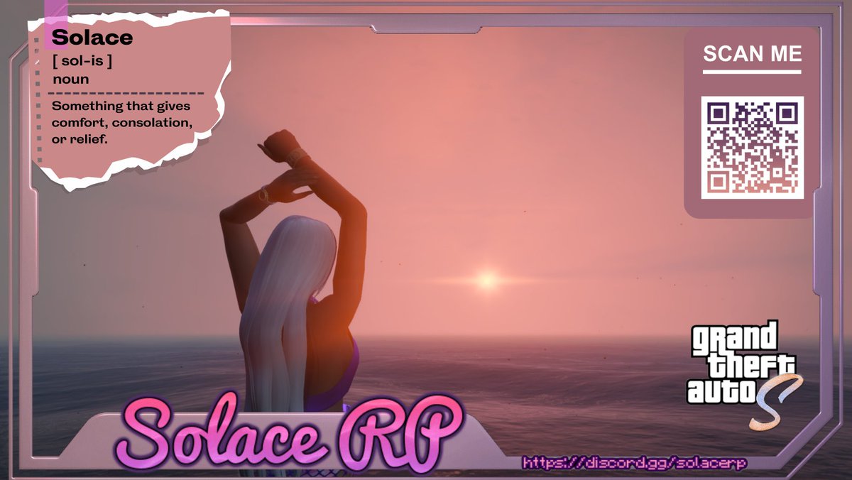 HomoInsomnia's tweet photo. Solace is quickly growing! Looking for an LGBTQIA+ &amp; POC inclusive GTA RP server? Join us today! https://t.co/gQlM2o307L