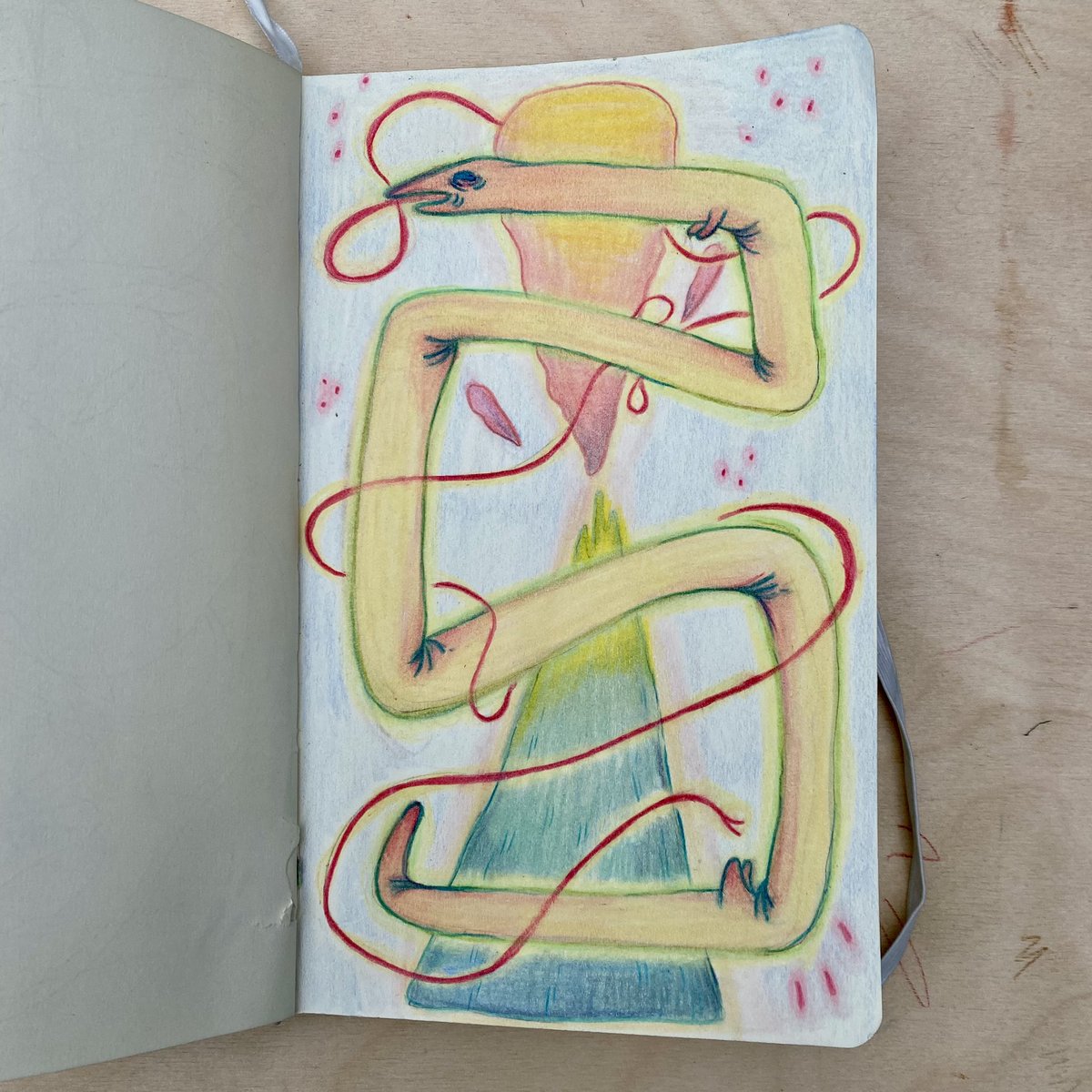 capybailey's tweet photo. Sketchbook pages
#sketchbooktour #coloredpencilillustration #inkdrawing https://t.co/RHFj6jPjMG
