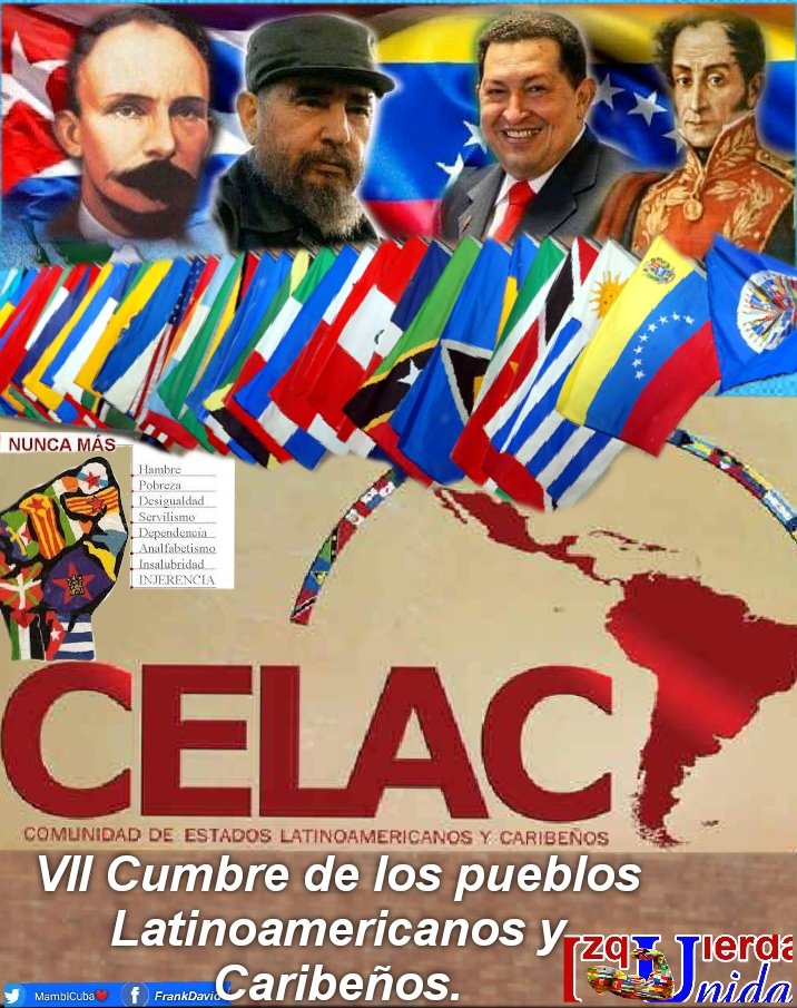 A 200 años de proclamada la Doctrina Monroe, líderes y organizaciones sociales de la CELAC respondieron en Argentina con un llamado a concretar la integración y respetar la soberanía de los pueblos.
#CELACEsUnidad 
#NuestraAmericaUnida