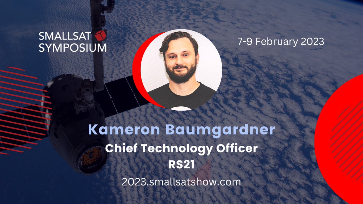 Do you want to know more about 'CRAFTING ADVANCED SOFTWARE AND HARDWARE THROUGH SIMULATION AND AI'? Join us! You'll meet Kameron Baumgardner, CTO at RS21. #smallsatsymposium #smallsat #satellite #satnews #smallsatshow