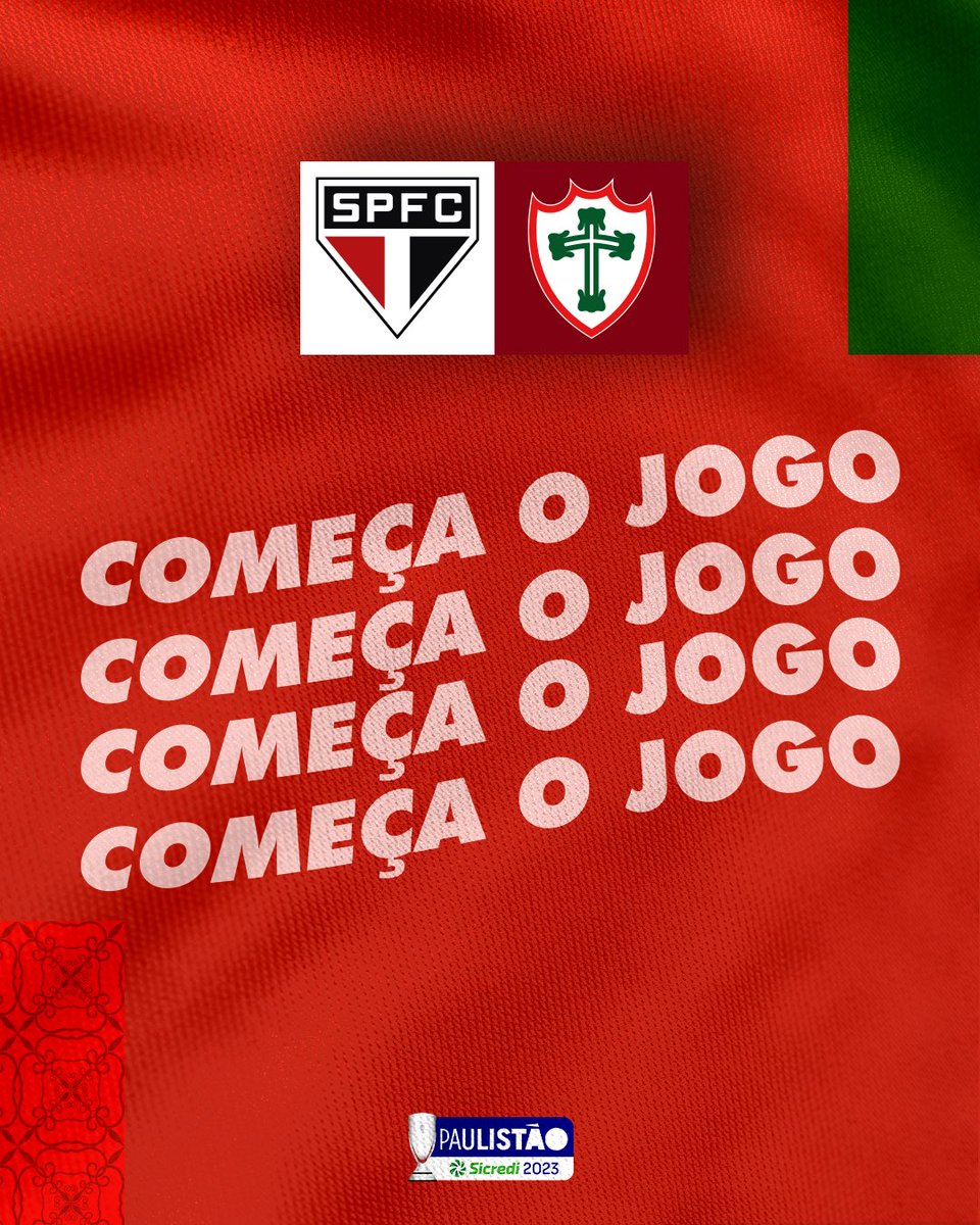 Lusa_Oficial's tweet photo. COMEÇA O JOGO! ⚽️
Rola a bola para São Paulo x Portuguesa!
VAMOOOOOOOS! 💪❤️💚
🎥Transmissão: TNT / HBO Max
#SPOxPOR #SomosLusa #VamosÀLuta #1920 #SãoCristóvãoSaúde #BancoLusoBrasileiro #Graal #Caio #Busscar #Metropoles #Euro17 #Trelac #Ares #17Imóveis #MgContécnica https://t.co/Pa6uDtckEl