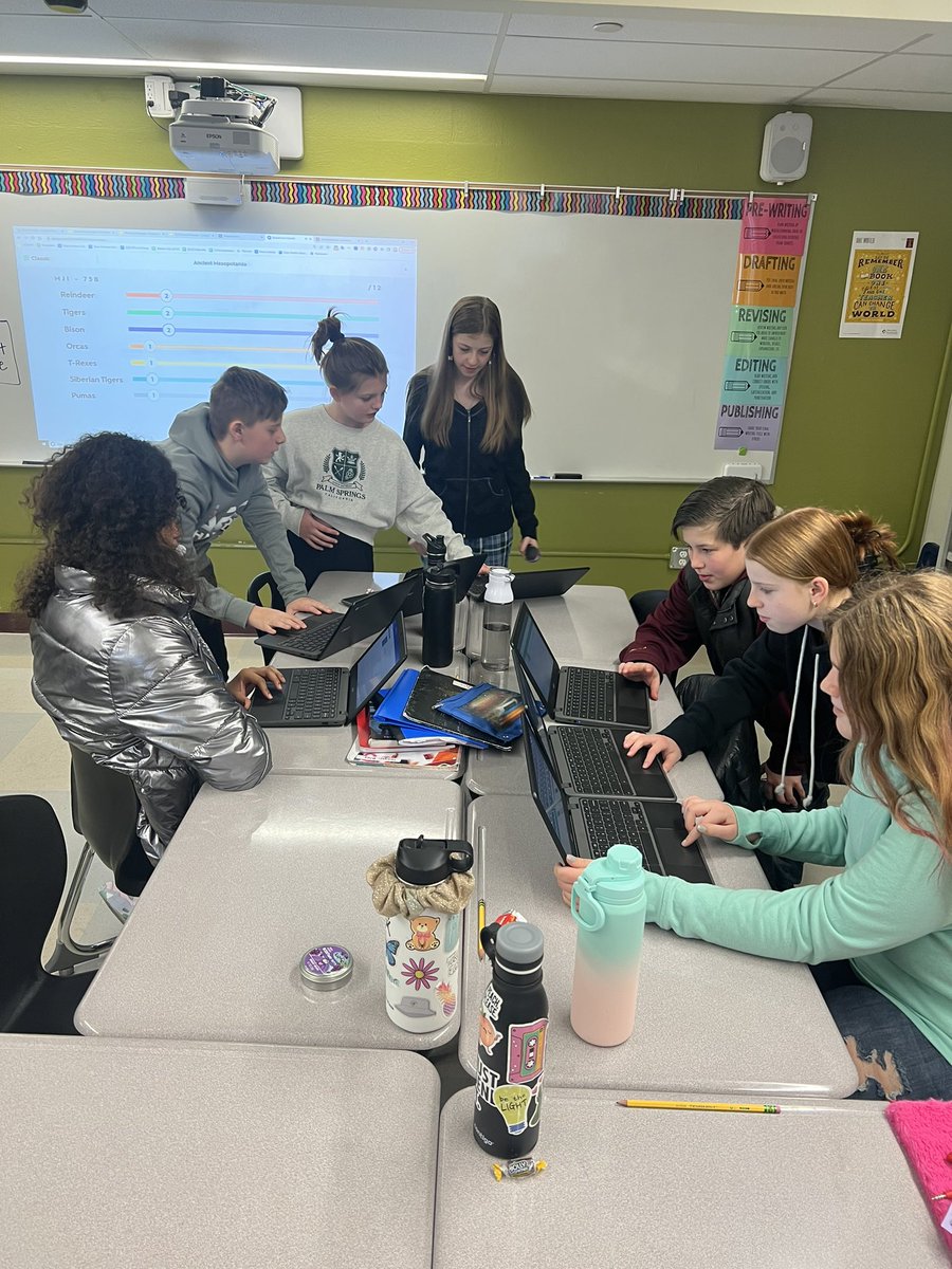 Mrs_Conover's tweet photo. Team Kindness studied for their Ancient Mesopotamia test today! @quizlet live is always a heated competition! #ExploreBIS #BISKindness @BIS_principal https://t.co/rcdhUrEiUp