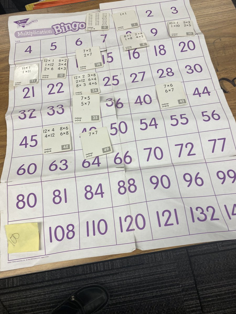 tmcgee2245's tweet image. #day101 @tmcgee2245 @OPS_WilsonFocus #funwithmath #enrichment #bingo @99mathgame