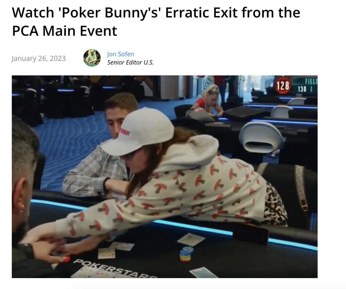 Mr L.A. ♠️♥️♦️♣️ on Twitter "Poker Bunny aka Paulina put her hands on