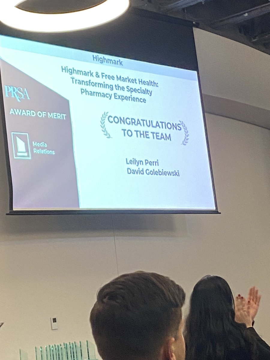 emilymbeatty's tweet photo. Another @Highmark win at @PRSAPgh #PRSARenaissance award!! https://t.co/inzax4Ll1E