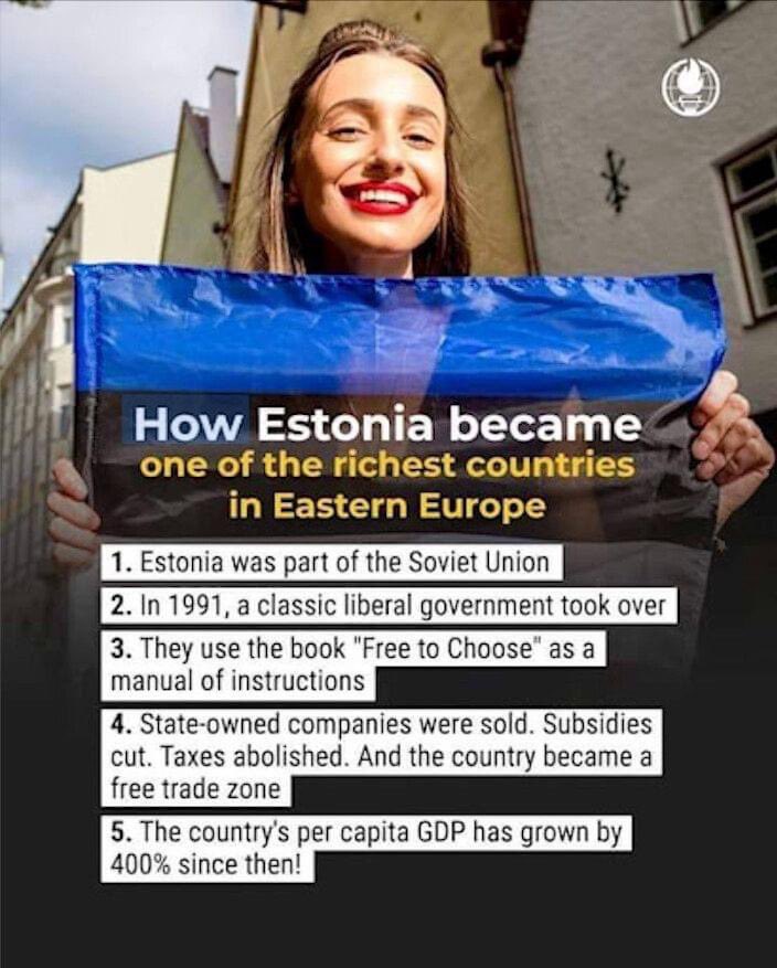 If you let people serve each other, they get better at doing it, leading to growth. #Estonia #SelfGovernment