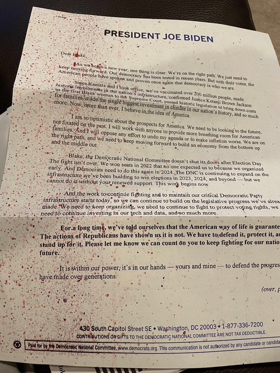 mrbresident's tweet photo. Got this in the mail yesterday… has anyone checked in on the Biden campaign office?? https://t.co/3mn4UJNr9S