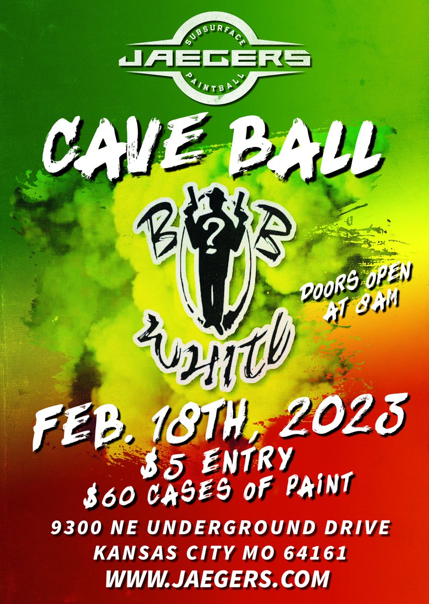 Only a few weeks away!    Come join our friends Bob white and crew for a fun day of paintball!
#paintball