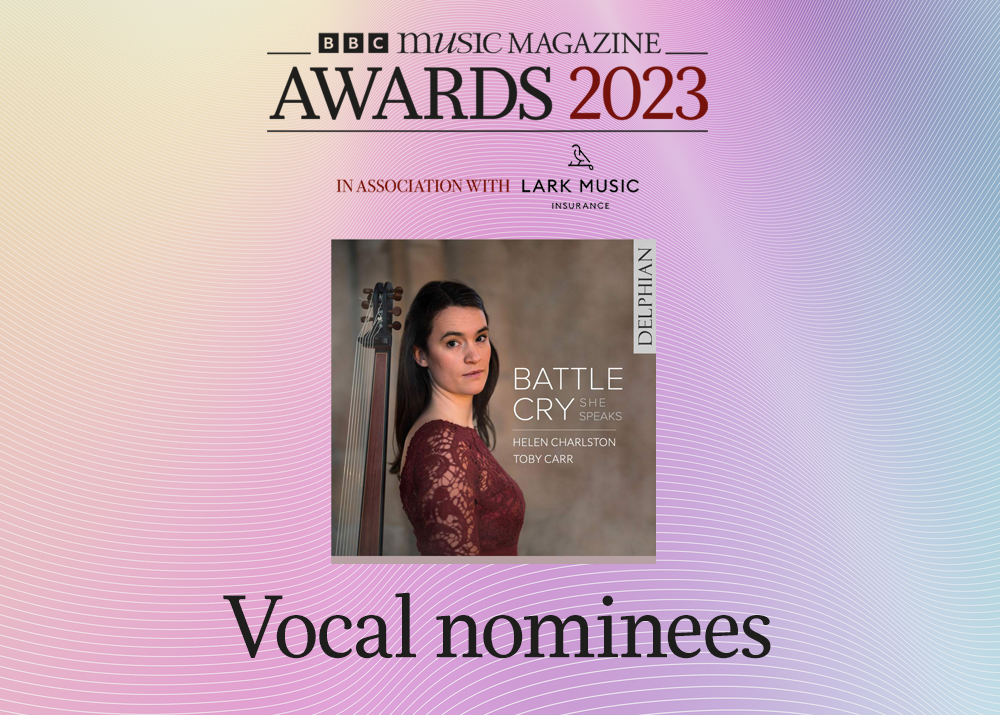 NOMINEE SPOTLIGHT: Mezzo-soprano Helen Charlston shone on ‘Battle Cry’, which highlighted Baroque heroines and tragediennes like Boudica, Ariadne and Dido, with gloriously expressive performances. #BBCMMAwards #VocalAward @delphianrecords; @helencharlston bit.ly/3WF0Rqm