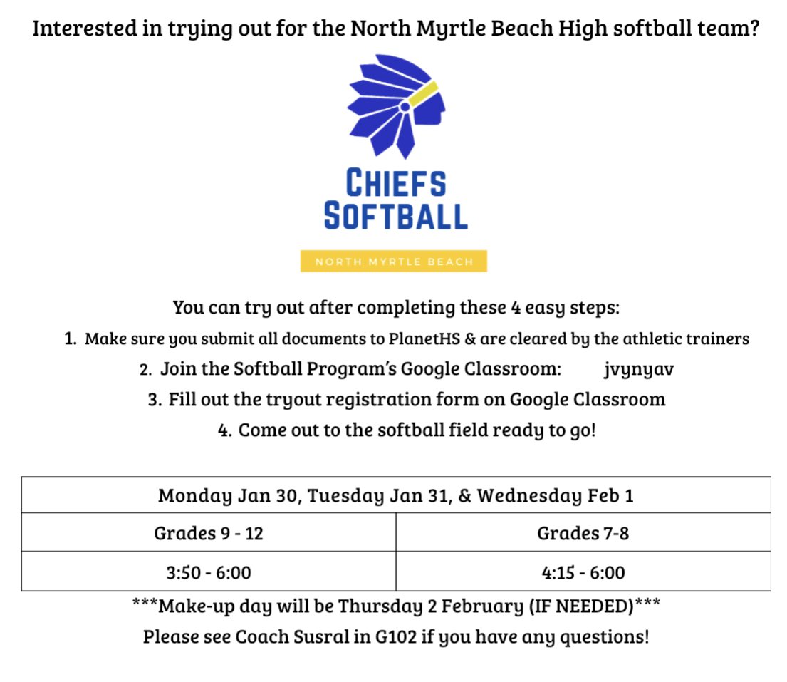 Tryouts next week!!!
