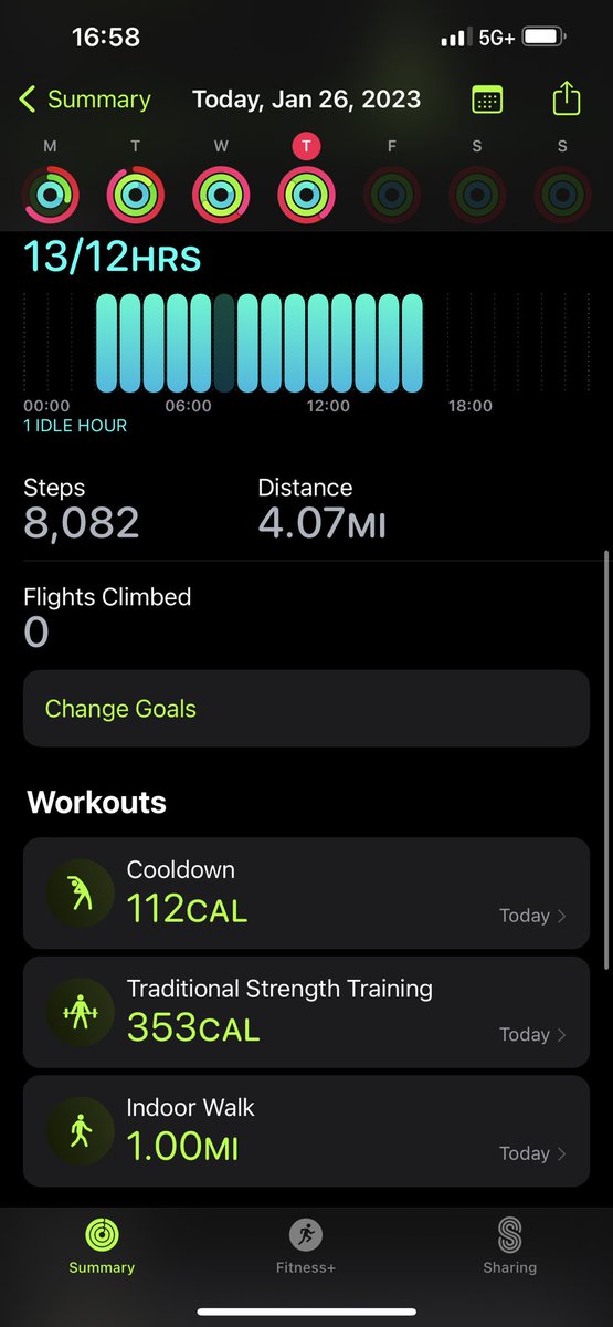 RyanTerrana's tweet photo. Definitely wasnβt feeling it today. Took me a little longer to get going but did. Absolutely smoked leaving. #UAallDay #ProjectRock https://t.co/Cb49dDeodB