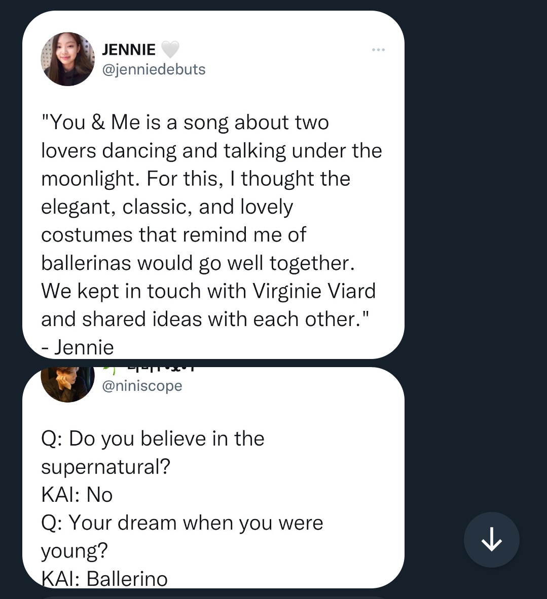 JenlisaDaily23's tweet photo. DM me for what? For JenKai? Lol😂 I think you're still in the past. We all know that JenKai is only a media play why still pushing that.

#JENLISA #JENNIE #블랙핑크 #제니 블랙핑크 리사 #LALISA #LISA #리사 @BLACKPINK https://t.co/8KXc4S5Le2