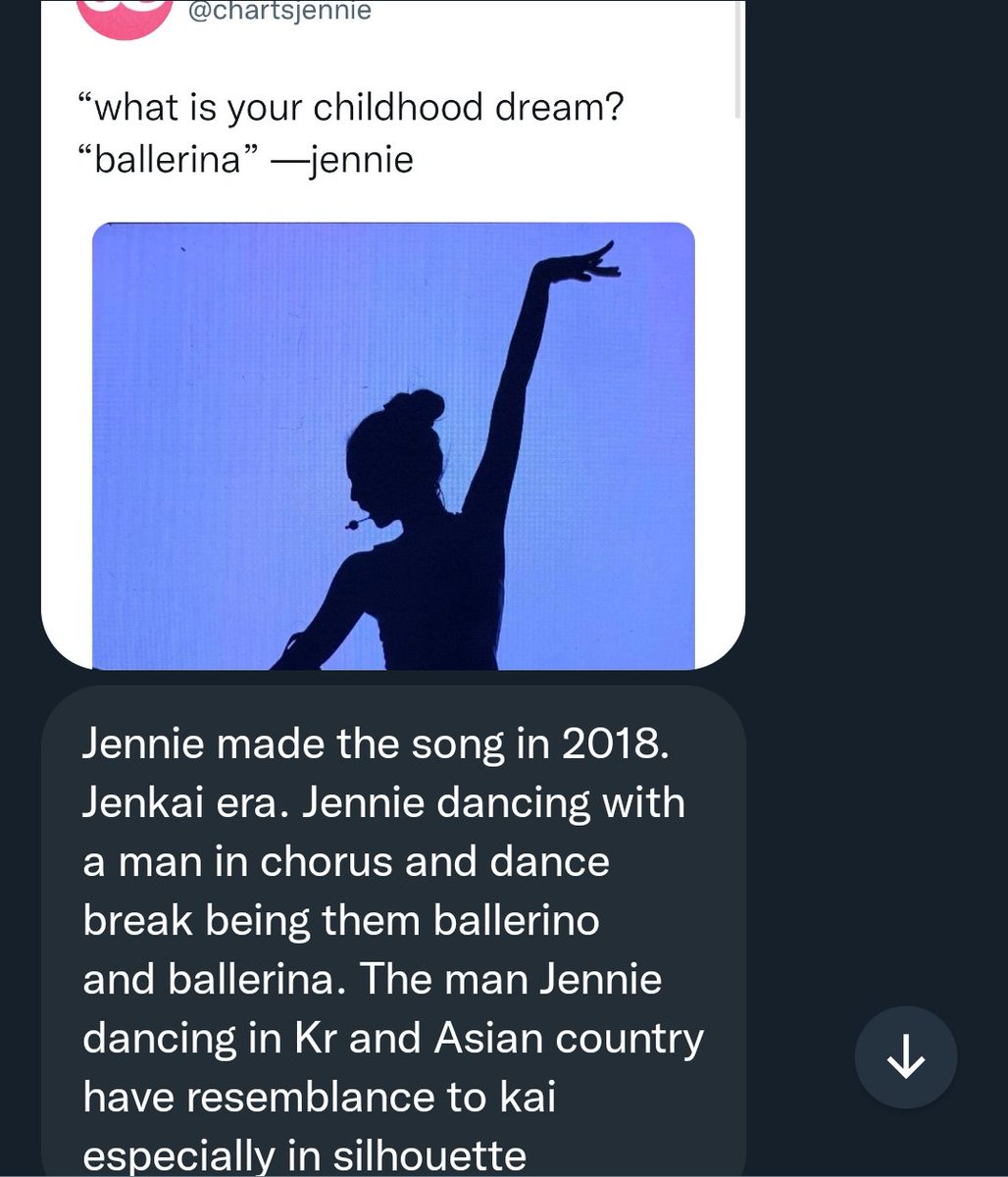 JenlisaDaily23's tweet photo. DM me for what? For JenKai? Lol😂 I think you're still in the past. We all know that JenKai is only a media play why still pushing that.

#JENLISA #JENNIE #블랙핑크 #제니 블랙핑크 리사 #LALISA #LISA #리사 @BLACKPINK https://t.co/8KXc4S5Le2