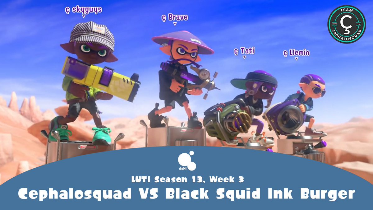 CephalosquadSPL's tweet photo. Here is our week 3 LUTI match against Black Squid Ink Burger. GGs everyone!!

➡️ Watch our VOD: https://t.co/tWuFwfFjHp https://t.co/LqthXKTZK0