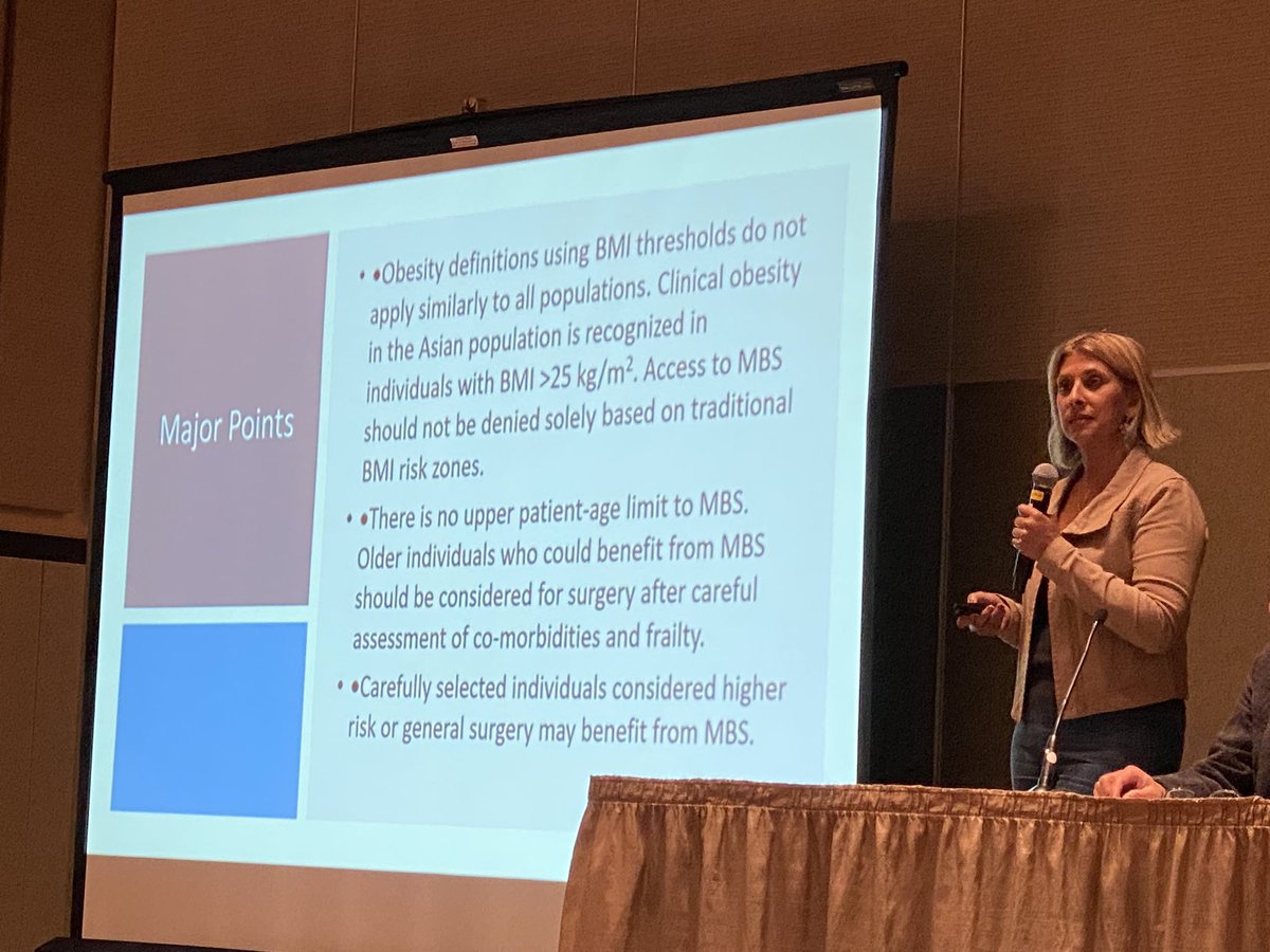 NeilFlochMD's tweet photo. Dr. Marina Kurian @marinakurian incoming President of the @ASMBS speaking at #COS23 #COS2023
Connecticut Obesity Summit
about New ASMBS/IFSO guidelines
ASMBS Focus designation
New Initiatives in the ASMBS
Multi-modal therapy Medications & Surgery https://t.co/GvA7xsYIUq