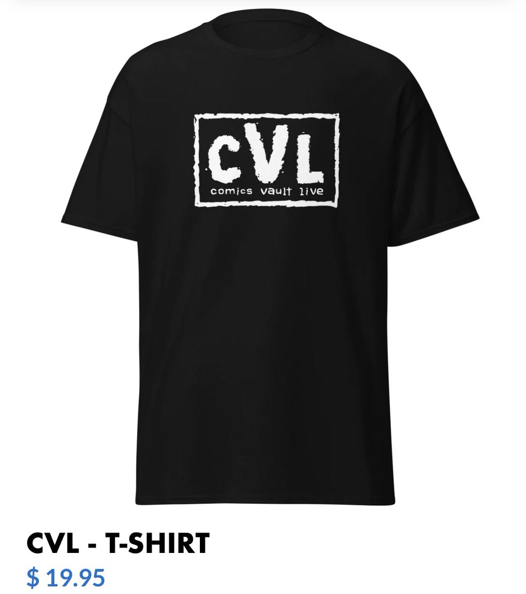 comicsvaultlive's tweet photo. Wanna look cool? Grab this limited @comicsvaultlive shirt! Only available through the weekend. 

https://t.co/27DdhyTXJC https://t.co/Et8hyOKkwW