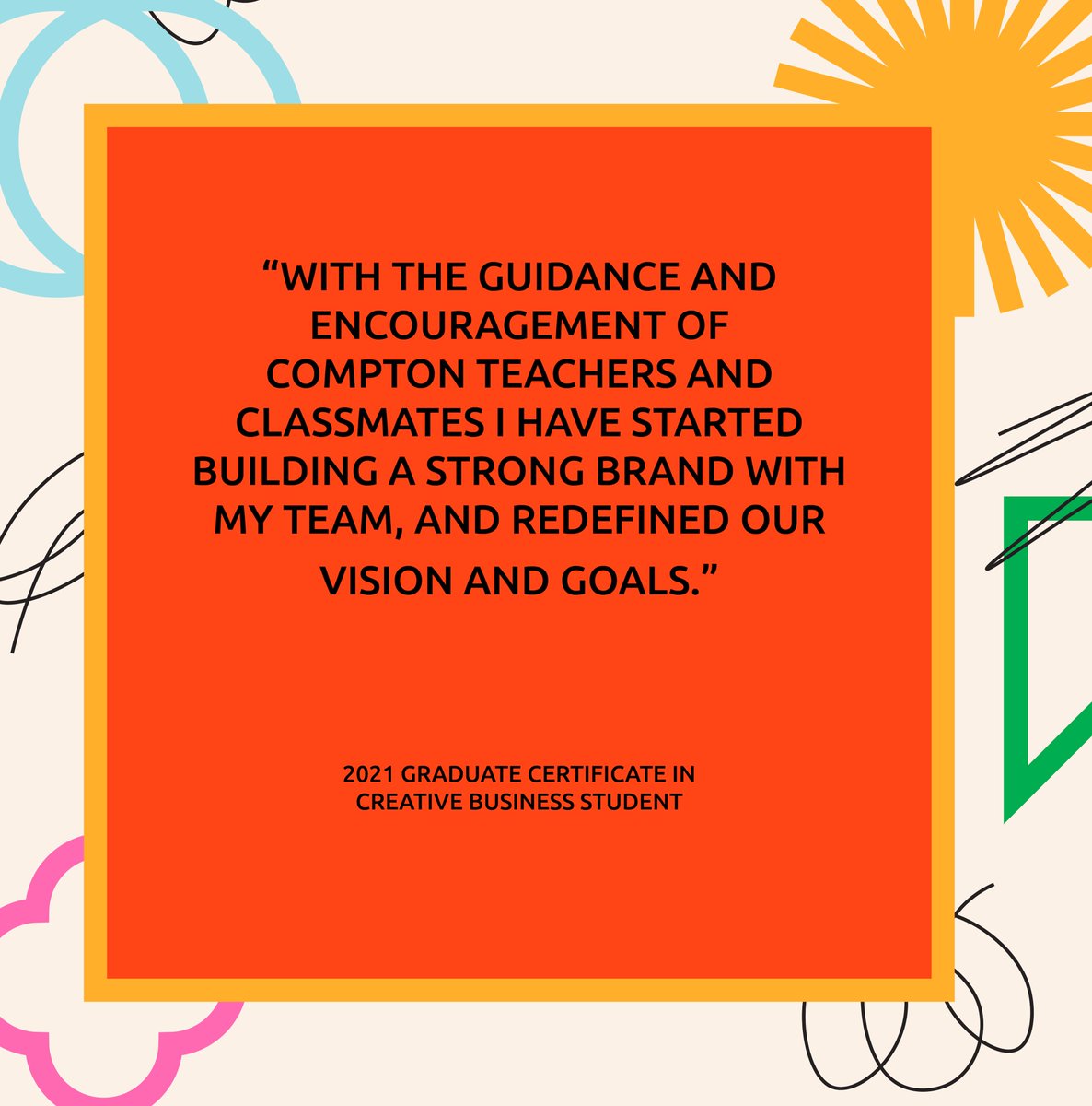 It's your last day to apply for our Grad Cert in Creative Business.  Work on your own creative business project. Be mentored by excellent creative leaders like Chloe Rickard, Vincent Sheehan, Imogen Banks, Sue Maslin, Piers Grove, Ian Murray, Chris Stevens &amp; Sue Maslin.