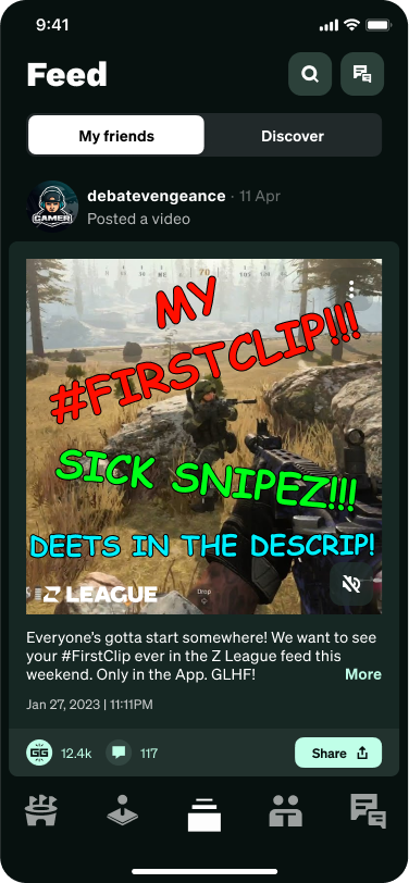 ZLeaguegg's tweet photo. Every #Creator has to start somewhere.
How did you start?
Share your #FirstClip on the Z League feed this weekend.
We want to see all the potato cameras, awkward transitions, and comic sans you have to offer! https://t.co/0edgXJqSR3