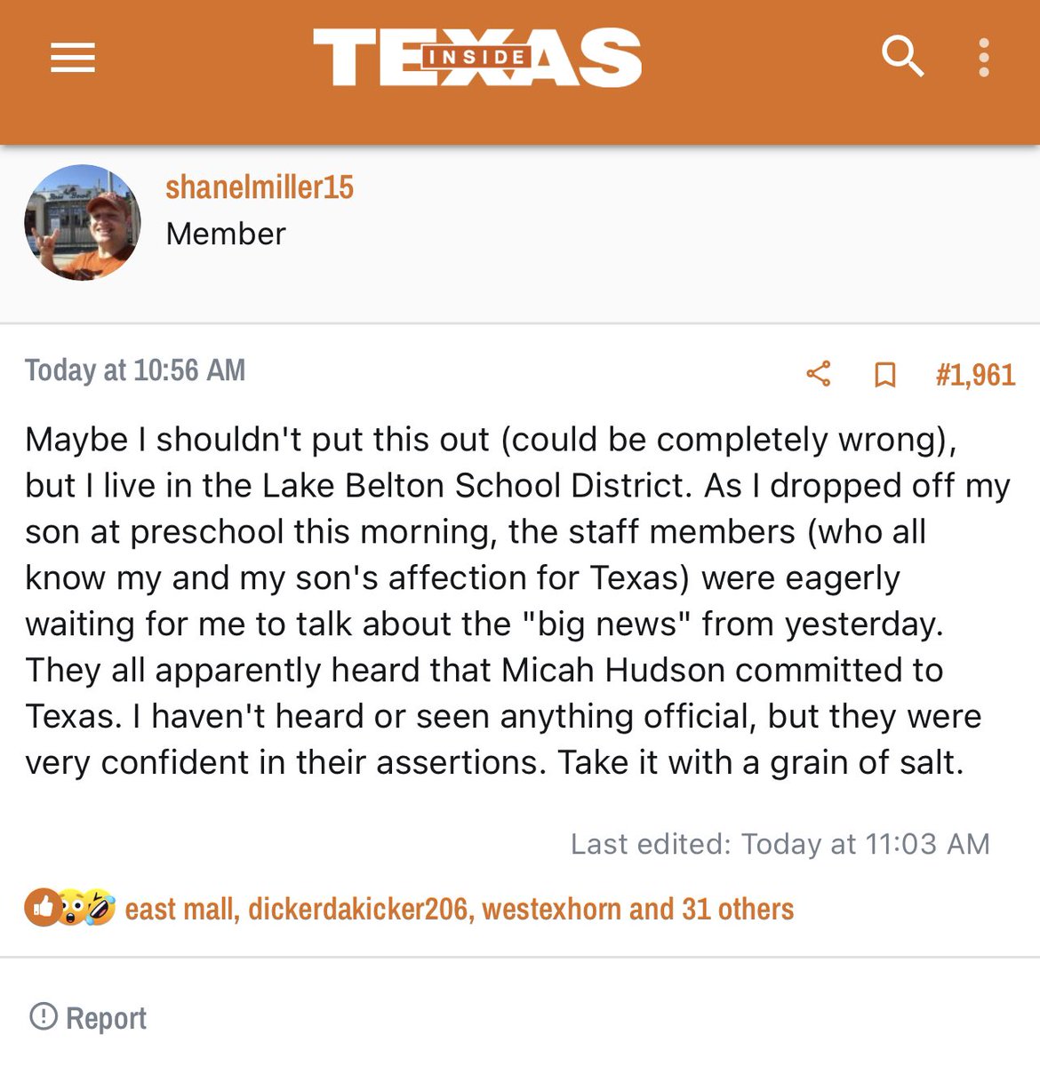 Message Board Geniuses on Twitter "Reputable sources at a preschool in