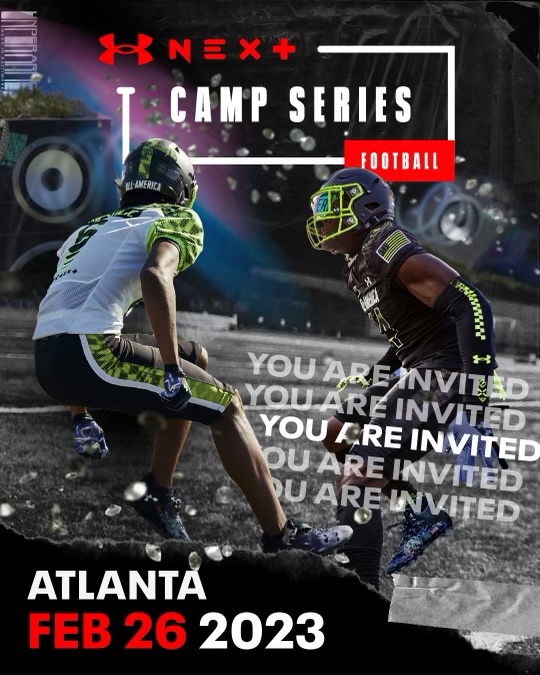 Honored to be invited to compete at the UA NEX+ Camp Series!! @DemetricDWarren @CraigHaubert @TheUCReport @TomLuginbill @CoachLeggett78 @coach_carter77 @MarvinRidgeFB @finisholacademy