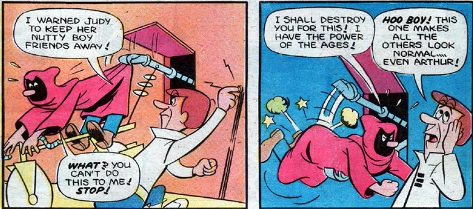 george jetson's famous spanking machine 