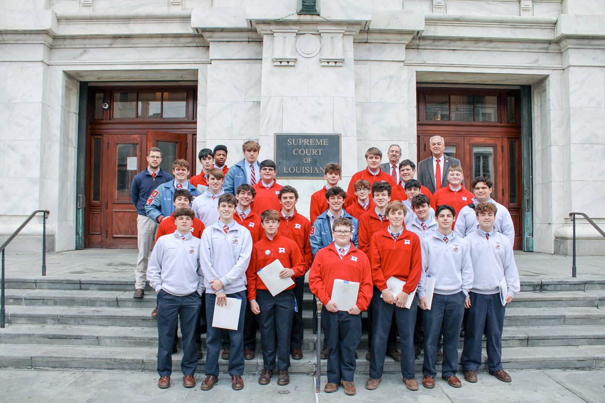 ArchRUMMEL's tweet image. We’ve had another busy week on Severn Avenue with grandparents days, field trips, retreats, and more! 

Check out pictures from one of the field trips, where Raiders in our preprofessional law classes visited the Louisiana Supreme Court this week. 

#Preprofessional #LawStudies