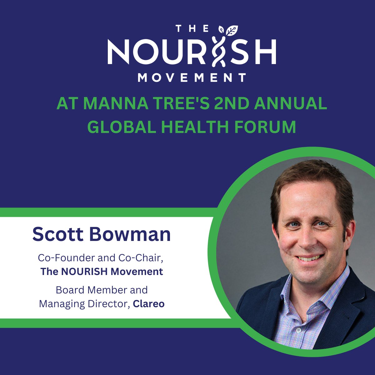 MovementNourish's tweet photo. Manna Tree's 2nd Annual Global Health Forum is next week!

We are excited to announce that @Scott_D_Bowman will be there in Vail moderating a panel on #food, #humanhealth and longevity. https://t.co/n0pK2m9hQ5