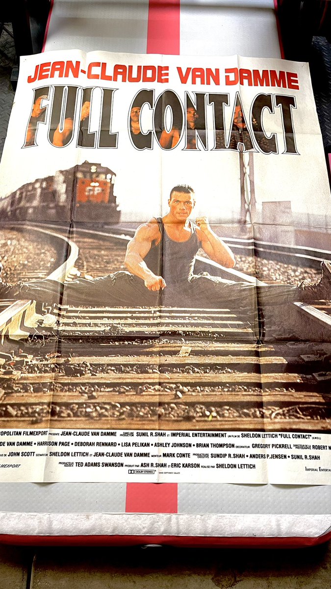 boggs328's tweet image. Here are a few more @JCVD movie posters for you to gander at @Comiskey1994. Enjoy! These posters measure 4’x5’. They’re hooouuge. 💪🏻🔥😉 Oss! #JCVD #VanDammage #VanDamme #IAmJeanClaudeVanDamme @Jcvdmovies