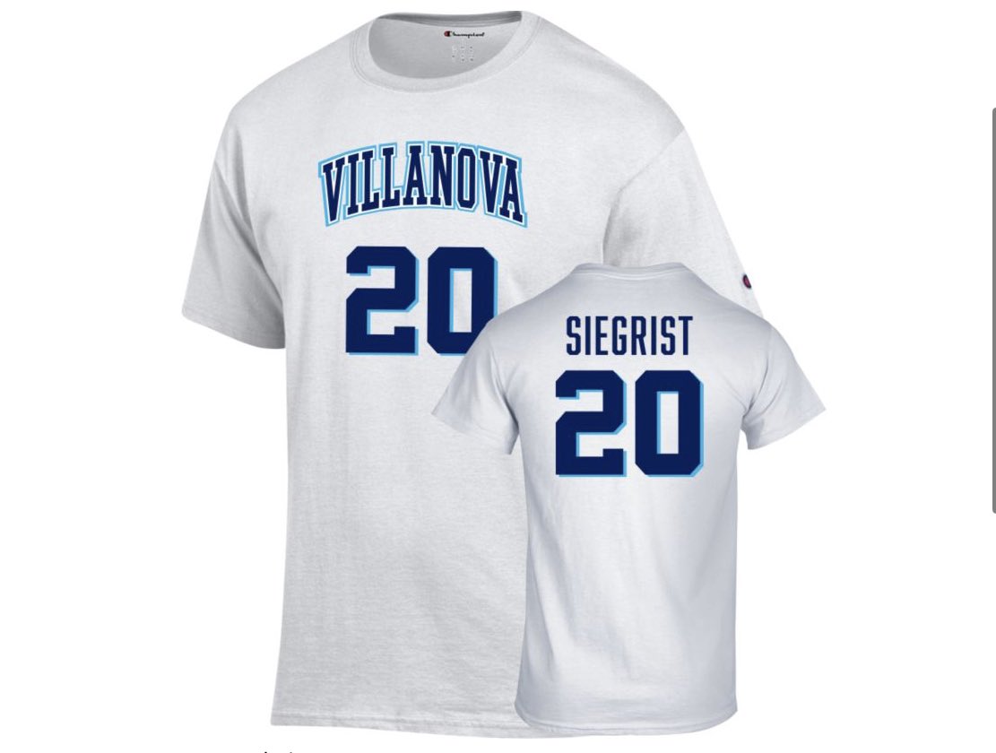 NovaNationer's tweet photo. Get your @20sMaddy game or t-shirt jersey to celebrate her historic record as all-time leading scorer in Villanova Basketball history! @VillanovaUShop (game jersey only) or both online here: https://t.co/W1WT6CRH4V 2️⃣0️⃣ #NovaNation #BookstorePartner https://t.co/VziQNU0KCW