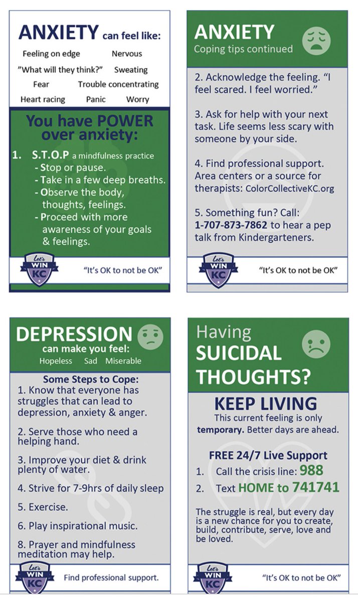 UBCCKCMO's tweet photo. COPING CARDS
Please Take Care Of Yourself. Stop Hiding!
#WeChurchDifferent #copingcards #anxiety #Suicides #988 https://t.co/LLYFDHGG2q