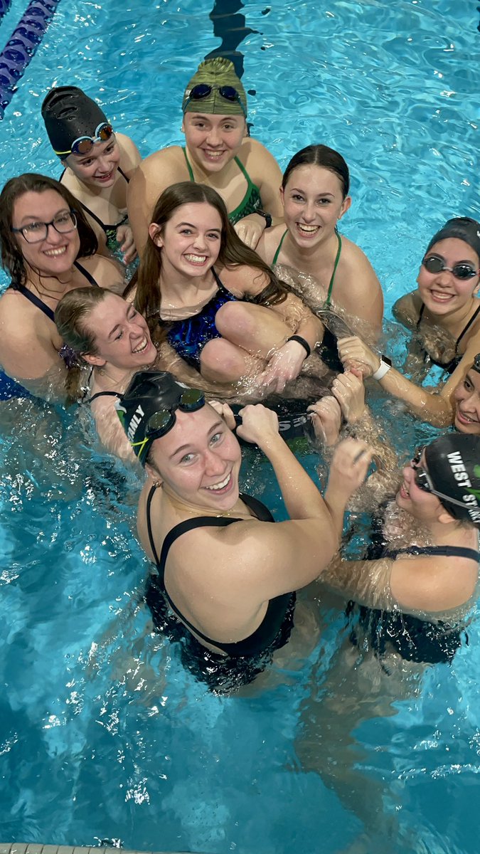 WSHSColtsSwim's tweet image. Last official practice before our Conference meet tomorrow!! Of course it involves lights off swim and putting swimmers in a swim cap… yes a swim cap