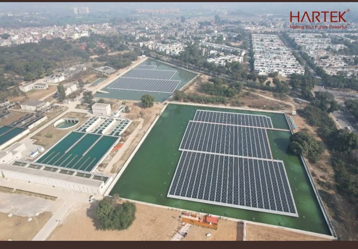 ErikSolheim's tweet photo. Bravo!
North India's 🇮🇳 Largest 2MWp Floating Solar Power Plant Openend.

Great work by  by @hartekgroup @simarpreeths https://t.co/yDLoNc6MGr