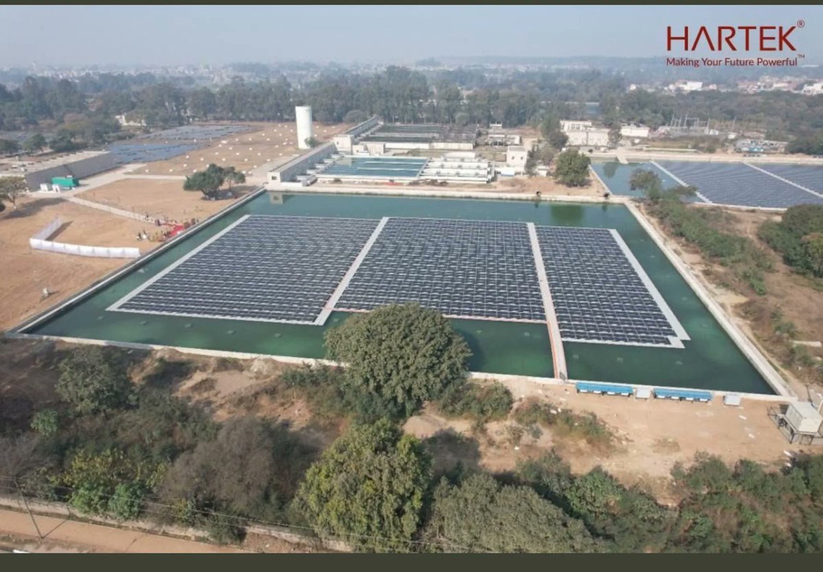 ErikSolheim's tweet photo. Bravo!
North India's 🇮🇳 Largest 2MWp Floating Solar Power Plant Openend.

Great work by  by @hartekgroup @simarpreeths https://t.co/yDLoNc6MGr