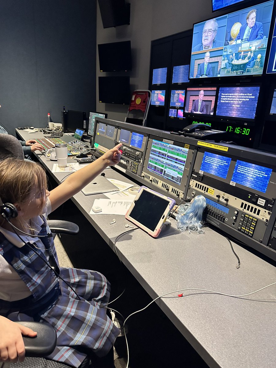 It’s <a href="/NinePBS/">Nine PBS</a> kids night in the control room for <a href="/DonnybrookStl/">DonnybrookSTL</a>