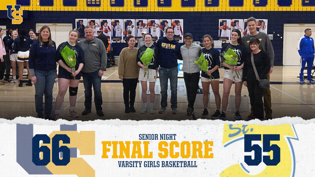 USMathletics's tweet photo. Wildcats Win! The Varsity Girls Basketball team comes away with the win on Senior Night! Thank you Seniors  for all the memories and we look forward to the rest of the season! 

@usmsocial @USMAthleticsAD

#WildcatsLead https://t.co/ZbvV0jFuuI