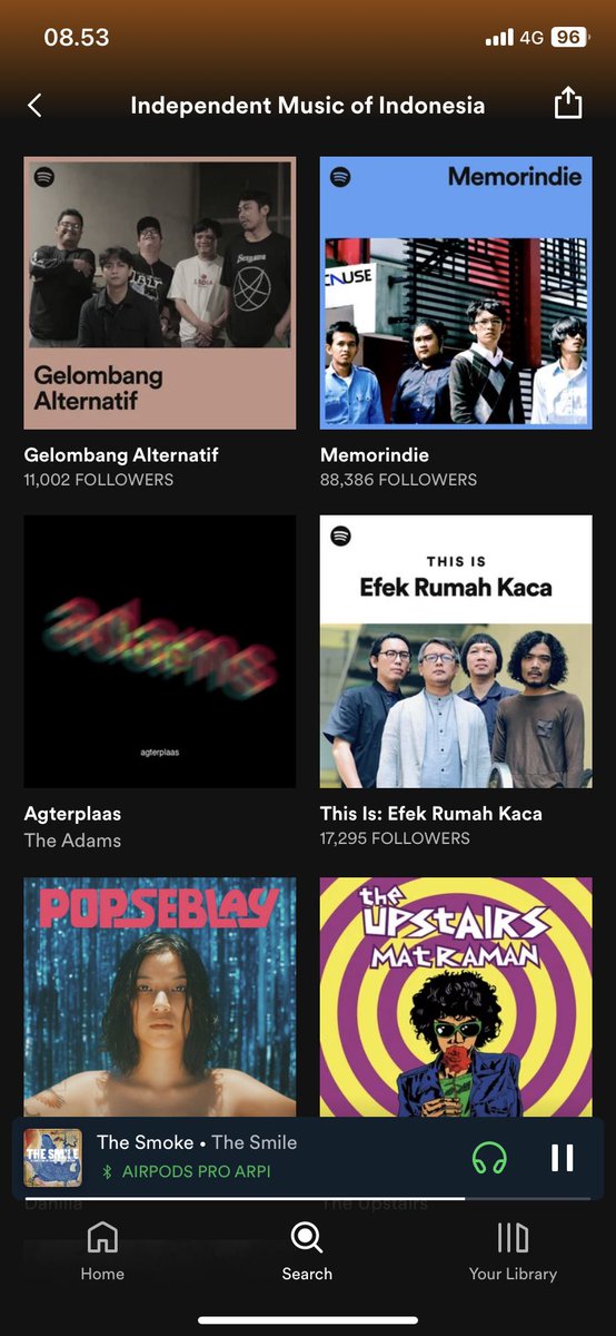 BOGOR sedang ramai di Cover playlist nya spotify🥰🫶🏽
<a href="/CAUSEofficial/">Cause</a> <a href="/swellowband/">SWELLOW</a>