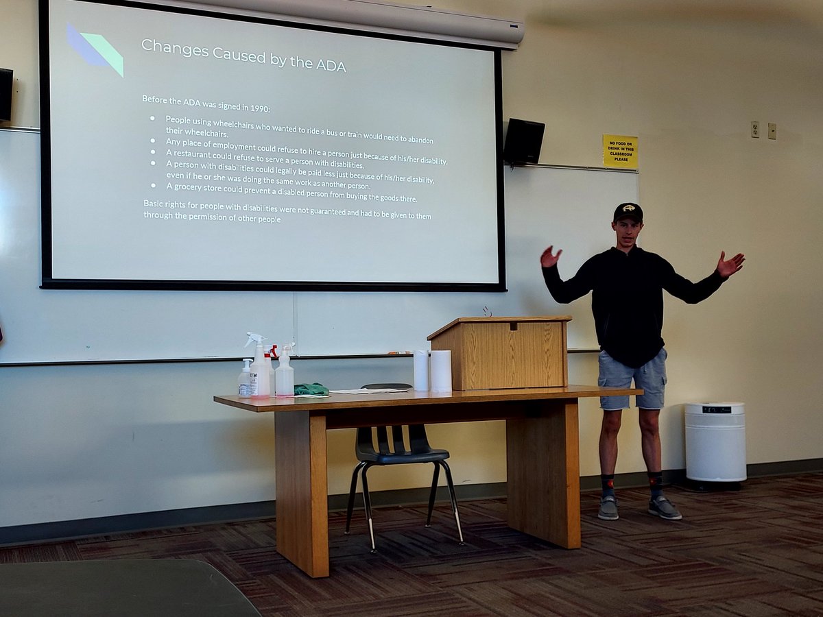 ess_western's tweet image. Students in ESS 363 Inclusive Physical Activity presented some of the important legislations related to people with disabilities and how they are connected to Inclusive Physical Activity and Universal Design for Learning. #UniversalDesignForLearning #inclusivephysicalactivity
