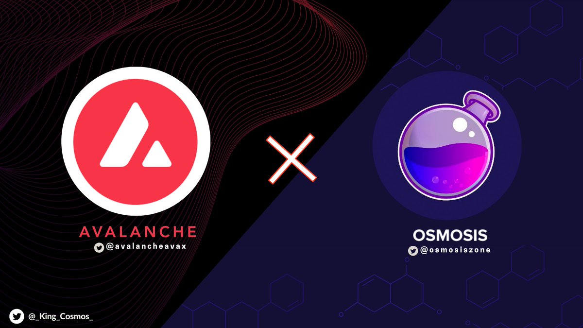 _King_Cosmos_'s tweet photo. " @osmosis x @avalancheavax "

There's an on-going proposal for osmosis to...

⭕️Prop 408: $OSMO/ $AVAX (#899) incentivized pool
⭕️Prop 409: Add $AVAX to the list of Major category assets
⭕️Prop 410: $AVAX Bootstrapping liquidity incentives https://t.co/f7MeY7rMHh