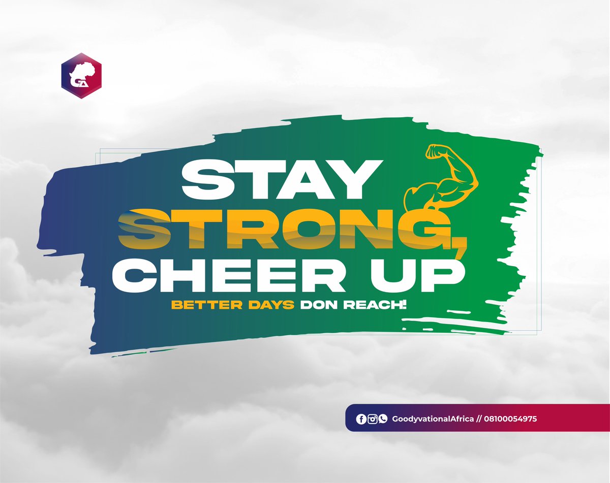 Always remember, you are braver than you believe. Stronger than you seem. Smarter than you think. And twice as beautiful as you’d ever imagined. 

#graphicsdesigner
#flyerdesign
#Goodythebrander
#branding
#logodesigning

Goodyvational Africa